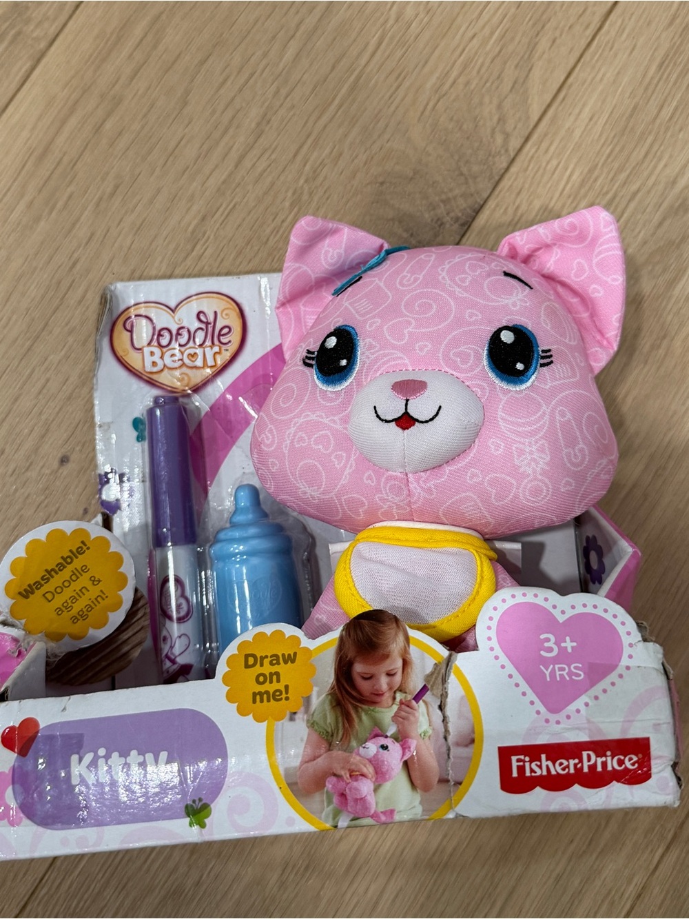 Fisher-Price Doodle Bear Babies Kitty New in Box Vintage